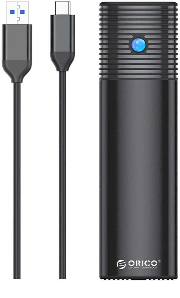M.2 SATA išorinio disko korpusas Orico PWM2-BK-EP USB-C 5Gbps – juodas