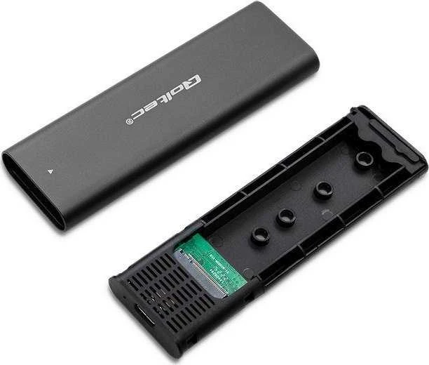 QOLTEC 50312 M.2 SATA SSD / NVME / USB tipo C korpusas