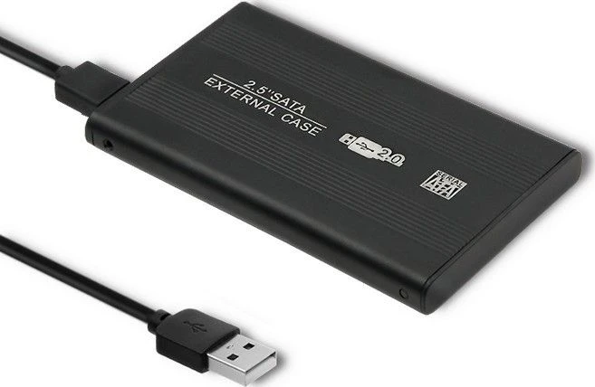 Qoltec Išorinis kietojo disko dėklas 2.5'' SATA3 USB 2.0 juodas