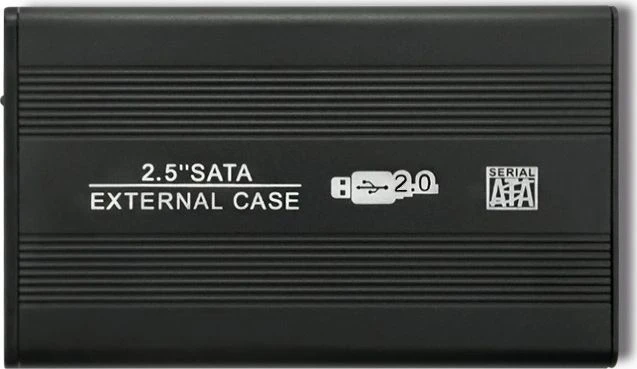 Qoltec Išorinis kietojo disko dėklas 2.5'' SATA3 USB 2.0 juodas