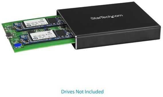 Serveris Kieszeń StarTech HDD DRIVE ENCLOSURE DUAL-SLOT SM22BU31C3R