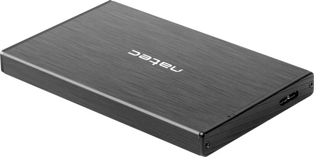 Kietasis diskas NATEC NKZ-0941 HDD/SSD external enclosure RHINO GO for 2.5" SATA - USB 3.0, Aluminum