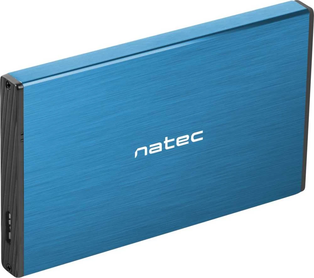 NATEC NKZ-1280 išorinis korpusas RHINO GO, skirtas 2,5" SATA USB 3.0 Mėlyna