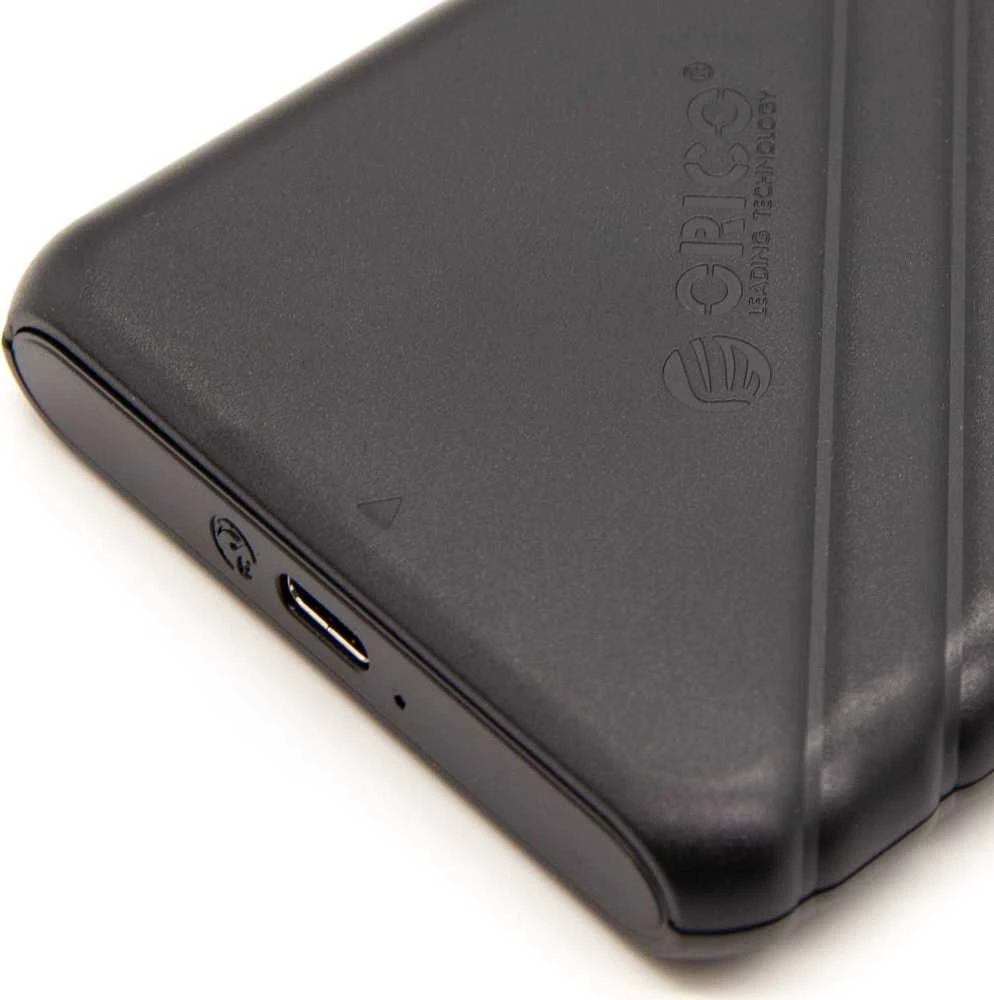 Orico 2.5 colio HDD / SSD korpusas 6 Gbps USB-C 3.1 Gen1 – juodas