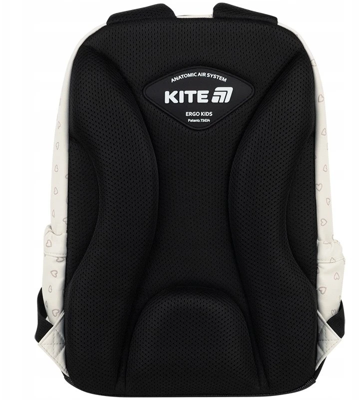 Mokyklinė kuprinė „Kite“ K26-585M-2. Baltos sp.. 29x14x40 cm
