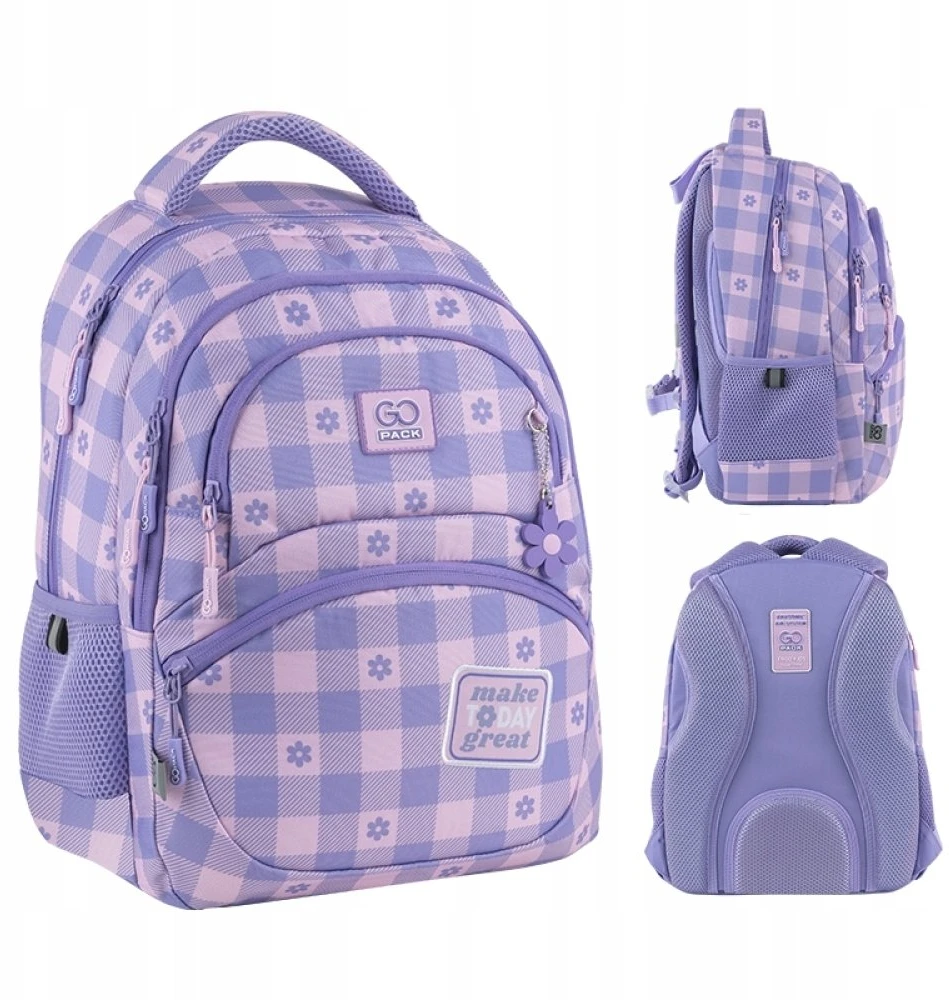 Gopack Mokyklinė kuprinė GO25-175M-4. Rožinė sp.. 39x29,5x12 cm