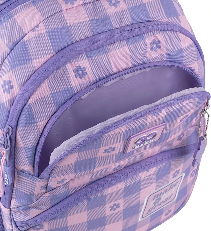 Gopack Mokyklinė kuprinė GO25-175M-4. Rožinė sp.. 39x29,5x12 cm