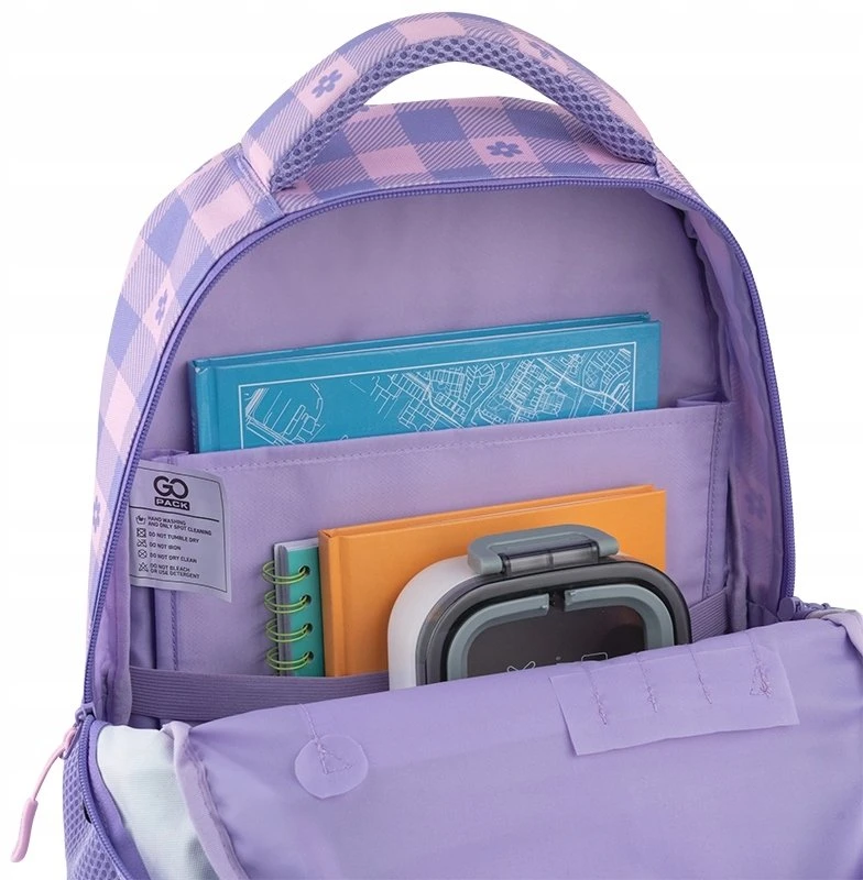Gopack Mokyklinė kuprinė GO25-175M-4. Rožinė sp.. 39x29,5x12 cm