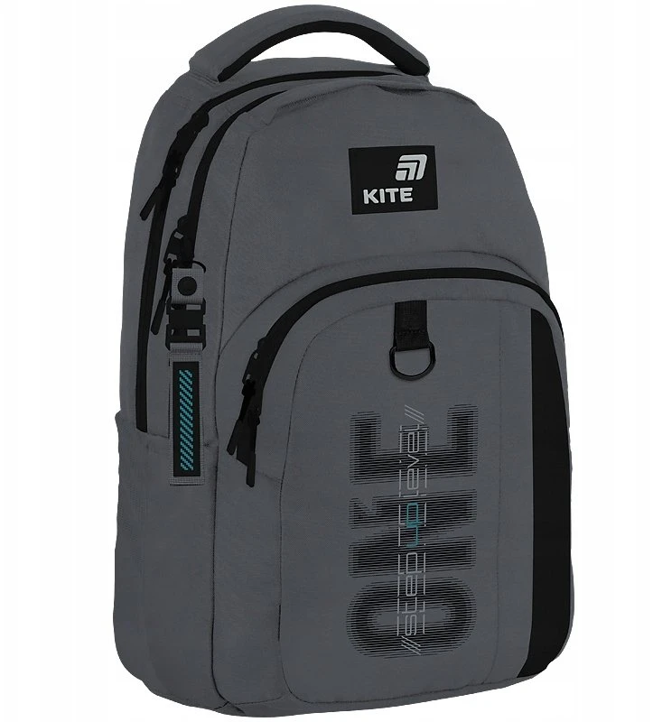 Mokyklinė kuprinė „Kite“ K26-2578M-3. pilkos sp.. 29x17x42 cm