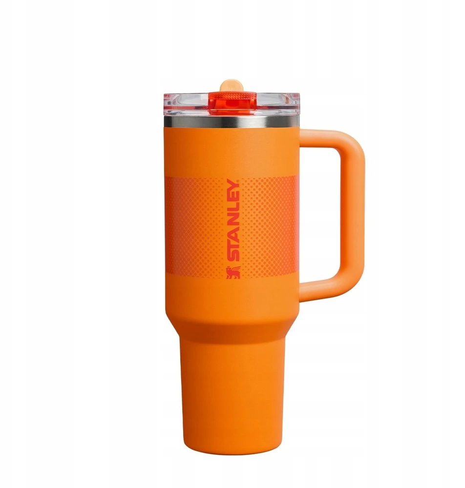 Stanley termo puodelis su šiaudeliu The Quencher ProTour Flip Straw Tumbler 1.18L oranžinis