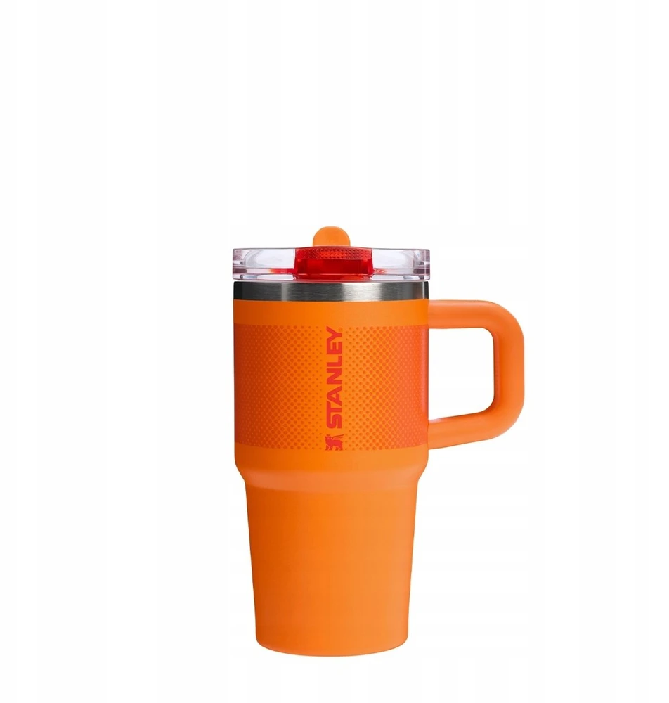 Stanley Thermal mug with a straw The Quencher ProTour Flip Straw Tumbler 0.59L oranžinis