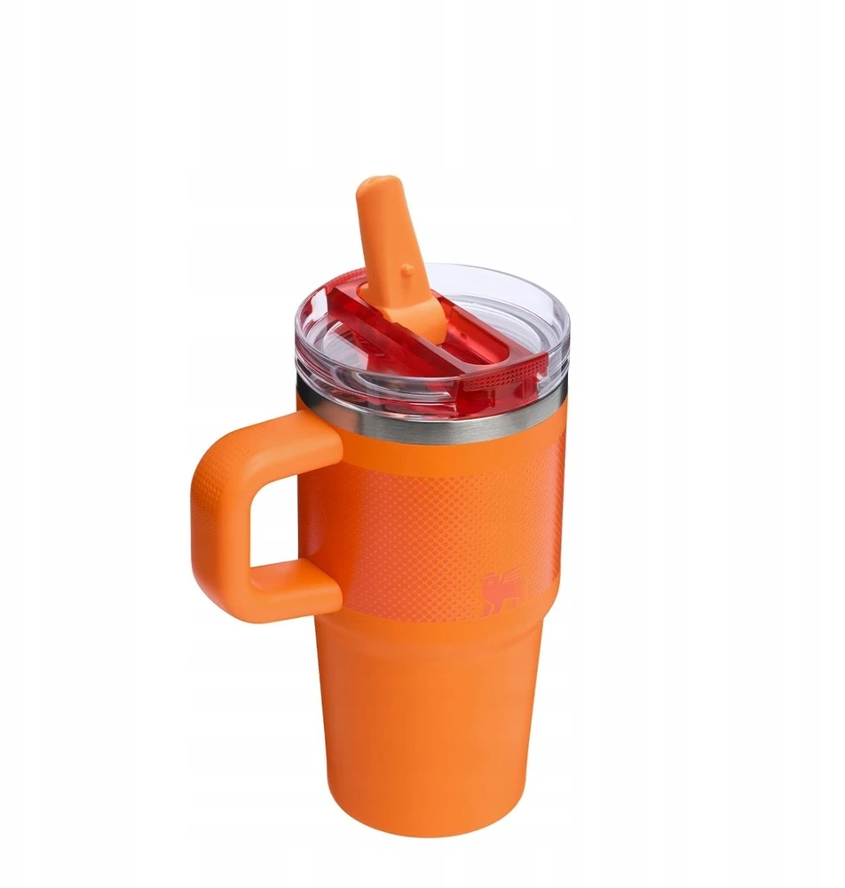 Stanley Thermal mug with a straw The Quencher ProTour Flip Straw Tumbler 0.59L oranžinis