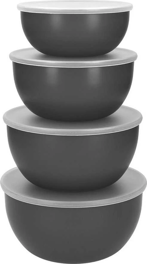 KitchenAid 4 dubenys maisto ruošai su dangteliais