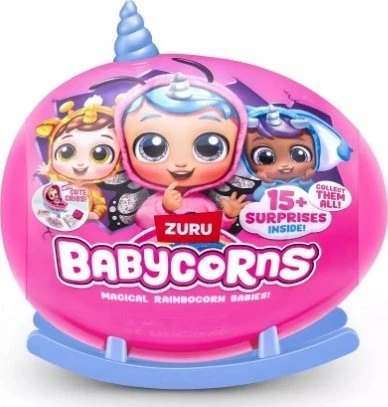 BABYCORNS lėlė su aksesuarais Magical Rainbocorn Babies, 1 serija, asort., 92107