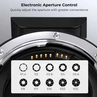 Kiwifotos K&F Concept maišelių adapteriai – „Canon EF“ / „Canon RF“