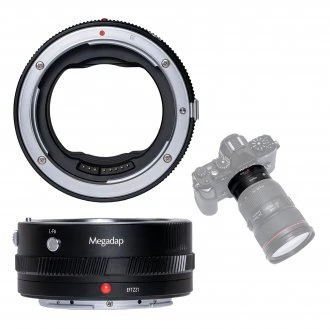 KiwiFotos Bajoneto adapteris su autofokusu Megadap EFTZ21 - Canon EF / Nikon Z