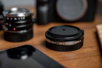 KiwiFotos Adapteris bagnetowy Voigtlander Close Focus II Leica M / Sony E