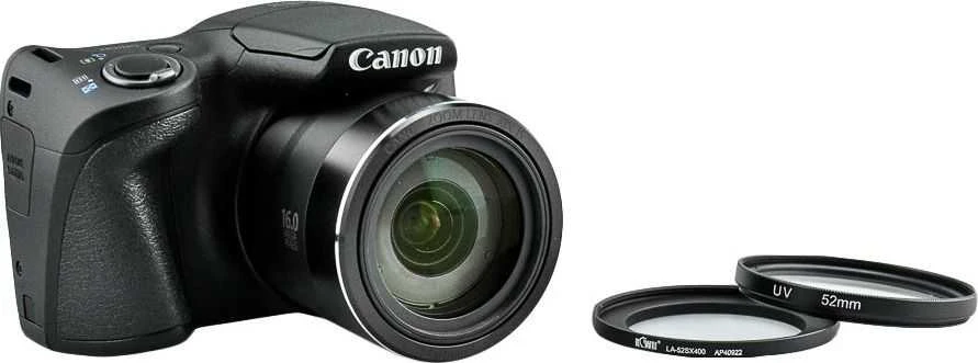 Canon SX400 IS adapteris ir 52 mm filtras
