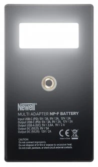 Adapteris - Newell DC-USB Universalus adapteris NP-F baterijoms, LCD ekranui