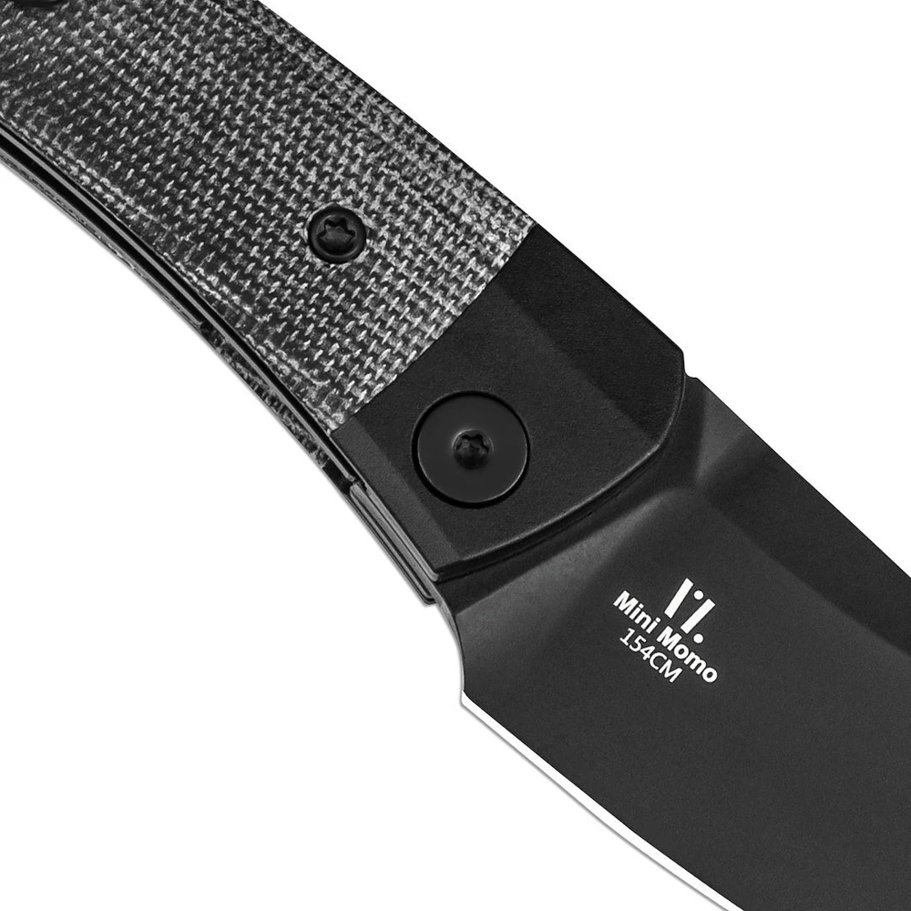 Kizer Peilis Kizer Mini Momo AliuminisMicarta 154CM
