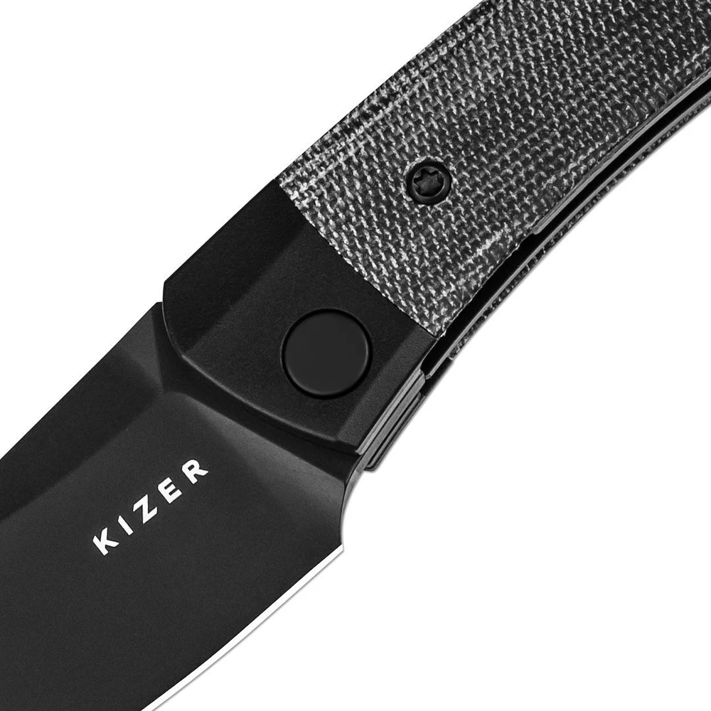 Kizer Peilis Kizer Mini Momo AliuminisMicarta 154CM