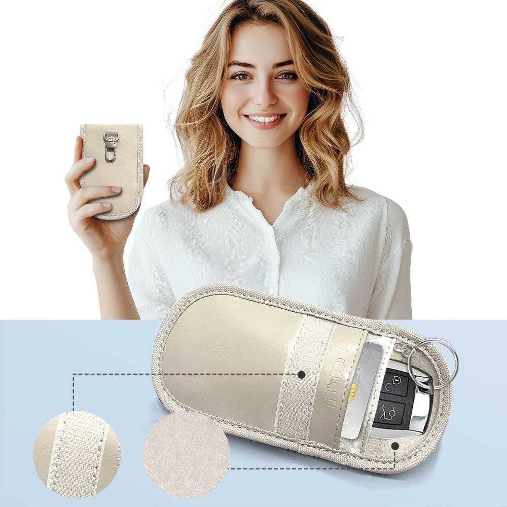 Dėklas Tech-Protect KLR100 RFID Blocking Car Key – dėkals gelsvos spalvos