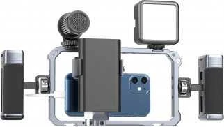 Ulanzi išmaniojo telefono filmavimo rėmas su priedais