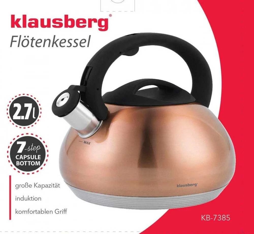 Virdulys, Tradicinis virdulys 2,7 l, vario spalvos Klausberg