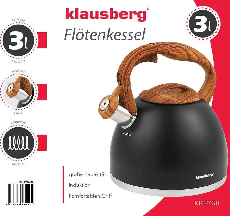 Virdulys tradycyjny 3l, juoda klausberg
