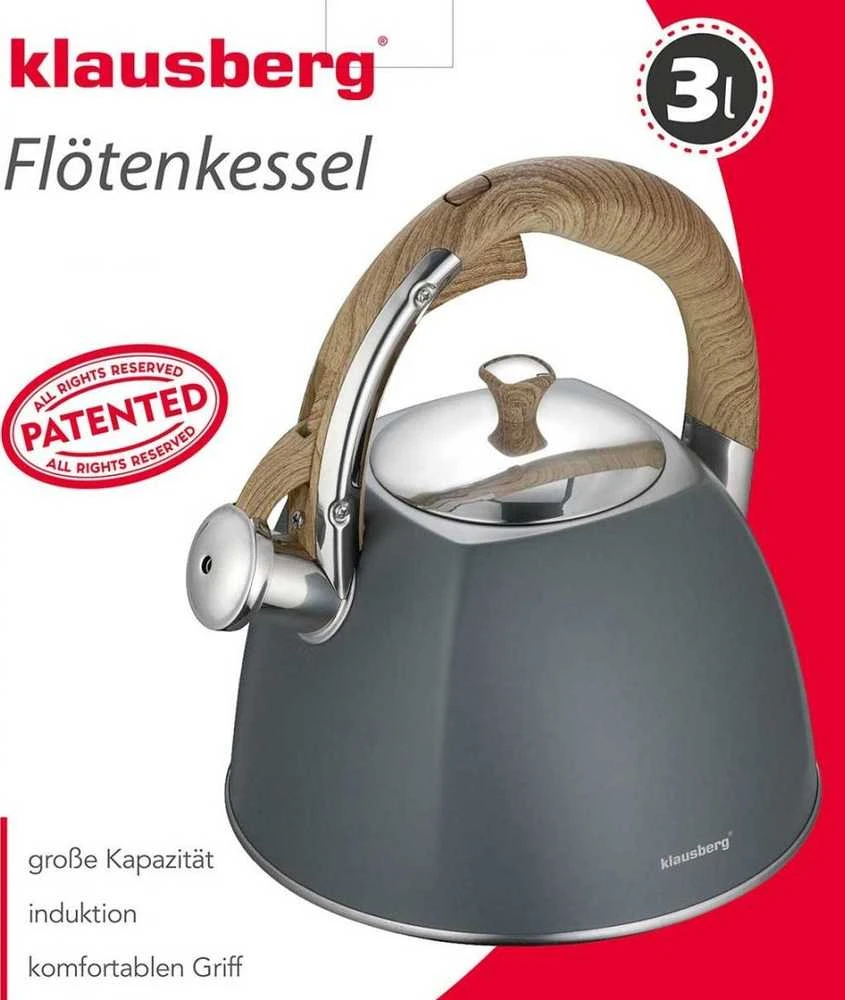 Virdulys, Tradicinis virdulys 3 l pilkas Klausberg