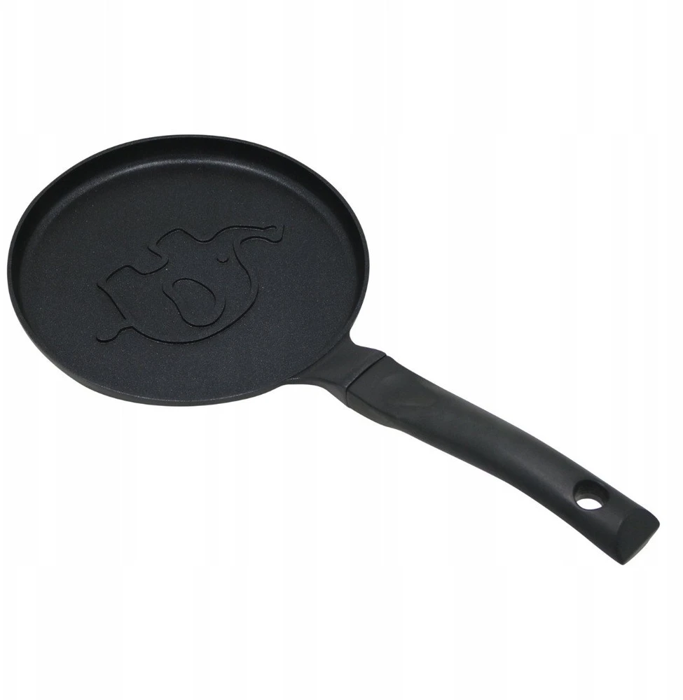 Keptuvė Blynų kepimo forma, dramblio rašto, aliuminio, nelimpanti danga, juoda, 18 cm skersmens, Klausberg, kb-7974