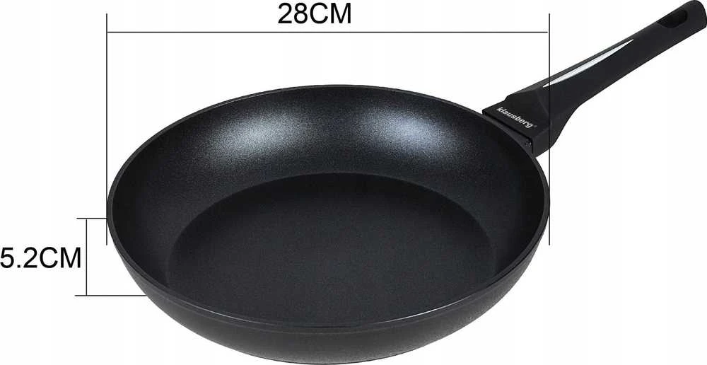 Keptuvė, śr.28cm, juoda klausberg