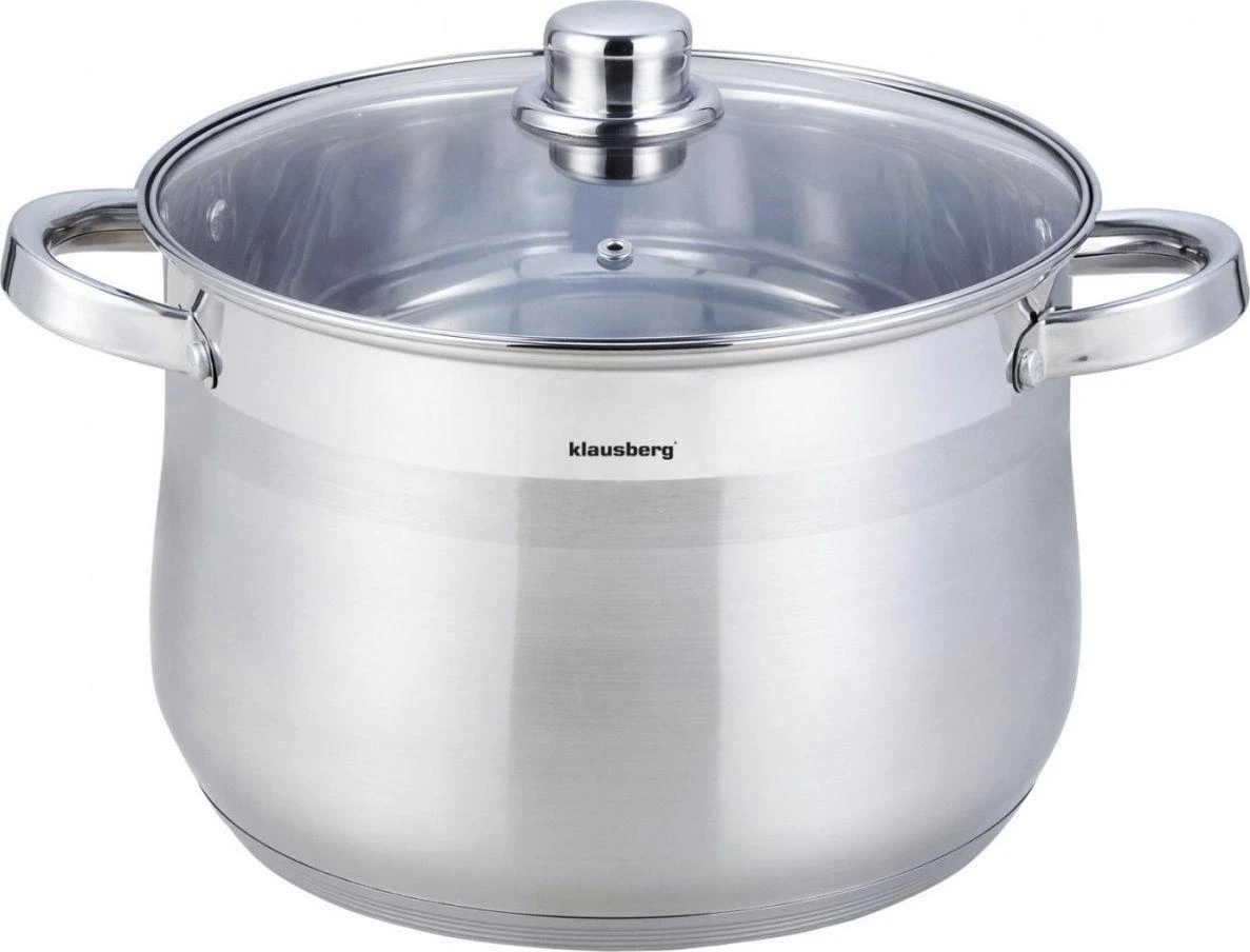 Puodas Plieninis puodas, 32 cm skersmens, 18,7 l, Klausberg