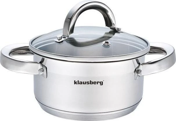 Puodas Plieninis puodas, 12 cm skersmens, 0,5 l, Klausberg