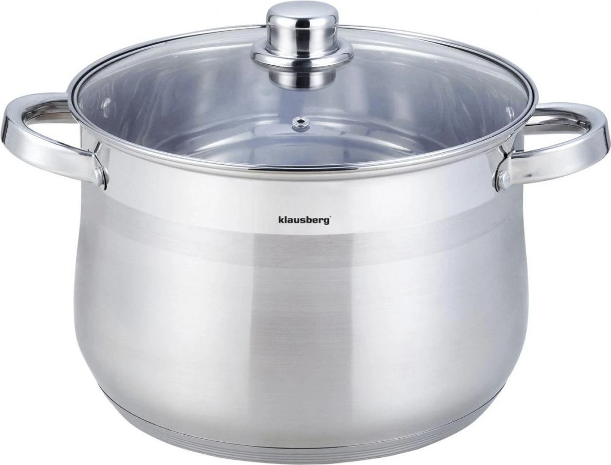 Puodas Plieninis puodas, 22 cm skersmens, 7 l talpos, Klausberg