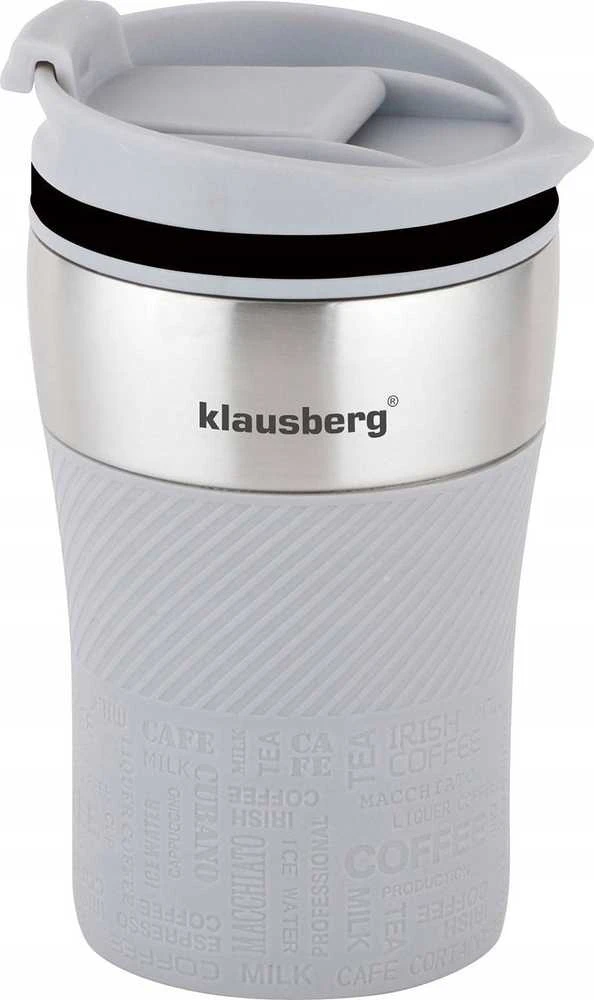 Termo puodelis, pilka, 280ml klausberg