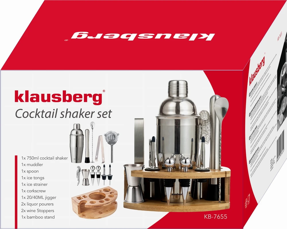 KLAUSBERG Barmeno įrankių rinkinys 12 dalių, KB-7655