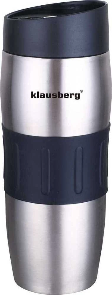 Puodelis Termosinis puodelis, plienas, įvairių spalvų, 380 ml, Klausberg