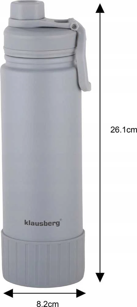 Puodelis Terminis puodelis, pilkas, 720 ml, Klausberg