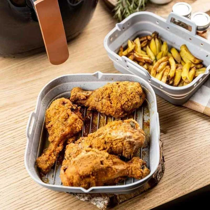 Rinkinys Silikoninių įdėklų rinkinys kepimui gruzdintuvėje, 20 cm skersmens, 2 vnt., Klausberg, kb-7789