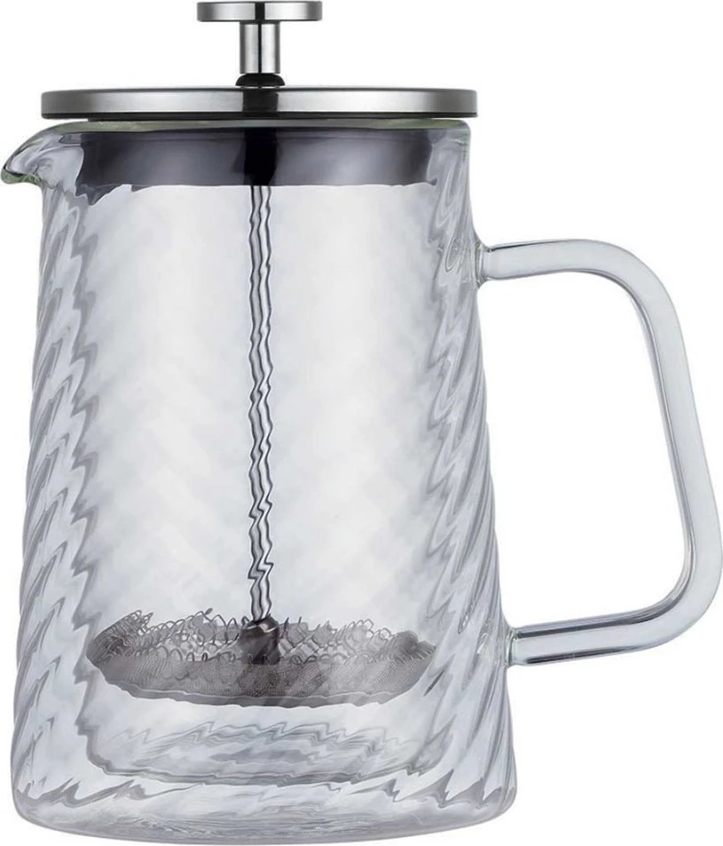 Zaparzacz Stūmoklinis kavos/arbatos virimo aparatas, stiklinis, 0,60 l, Klausberg, kb-7763