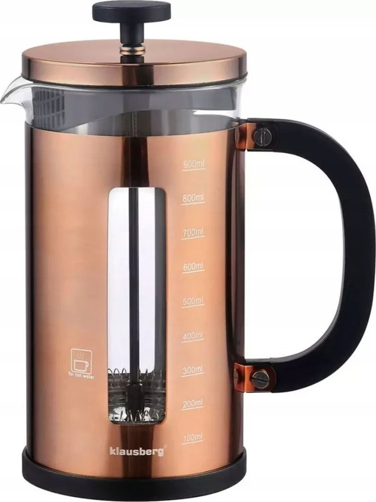 Klausberg Stūmoklinis kavos/arbatos plaktuvo indas 1000 ml KB-7740