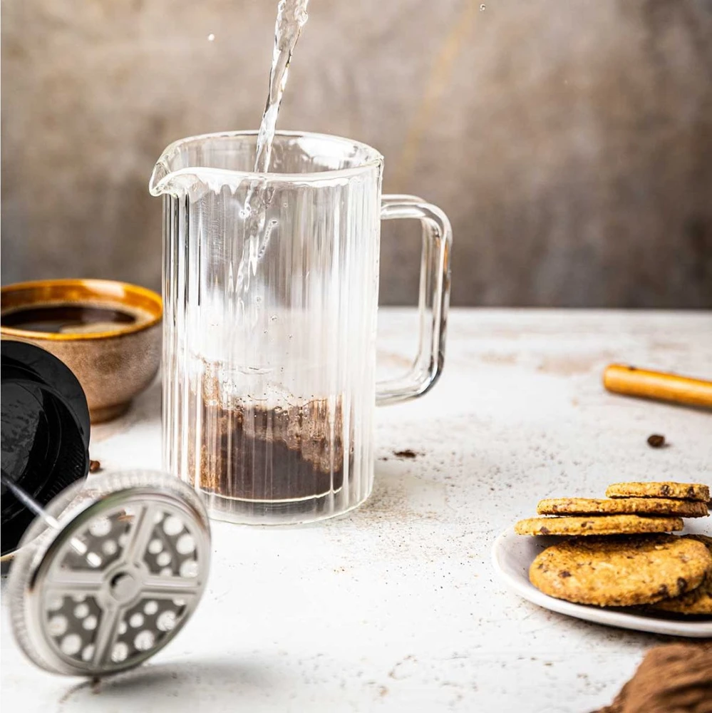 ZAPARZACZ DO KAWY HERBATY SZKLANY 350ML FRENCH PRESS Auksinė KLAUSBERG KB-7759