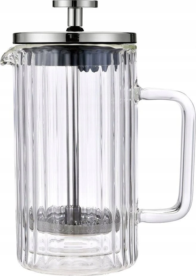 Zaparzacz Stūmoklinis kavos/arbatos virimo aparatas, stiklinis, 0,60 l, Klausberg, kb-7757