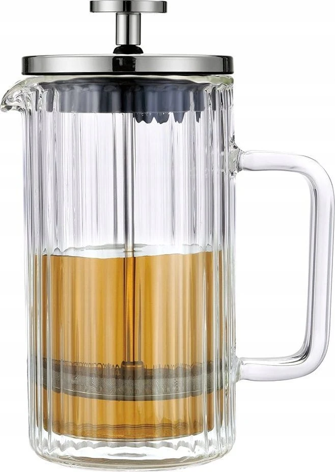 Zaparzacz Stūmoklinis kavos/arbatos virimo aparatas, stiklinis, 0,60 l, Klausberg, kb-7757