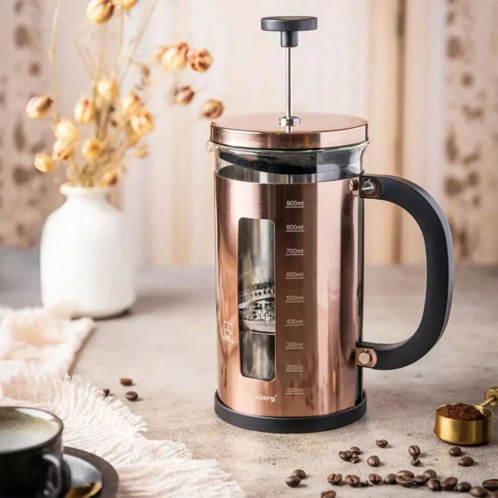 Klausberg Stūmoklinis kavos/arbatos plaktuvo indas 1000 ml KB-7740