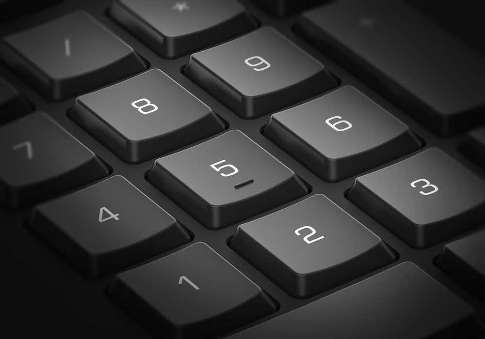Klaviatūra 3DConnexion Numpad Pro belaidė Numpad juoda