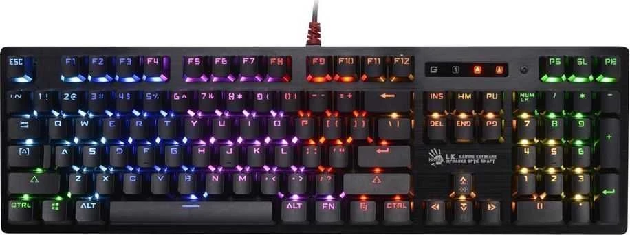 Klaviatūra A4Tech Bloody B820R, CZ/SK