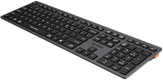 A4tech FBX50C, belaidė biuro klaviatūra, pilka