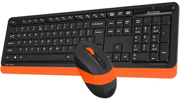 Klaviatūra A4Tech FG1010 FSTYLER set bezdr. klaviatūra + pelė, oranžinė spalva
